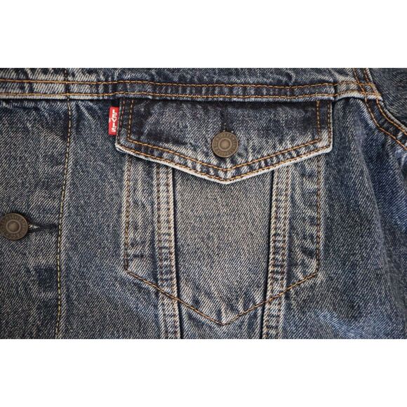 Levi’s 72334-0573 Men’s Sz XL Broadway Terrace Denim The Trucker Jacket - Picture 4 of 9